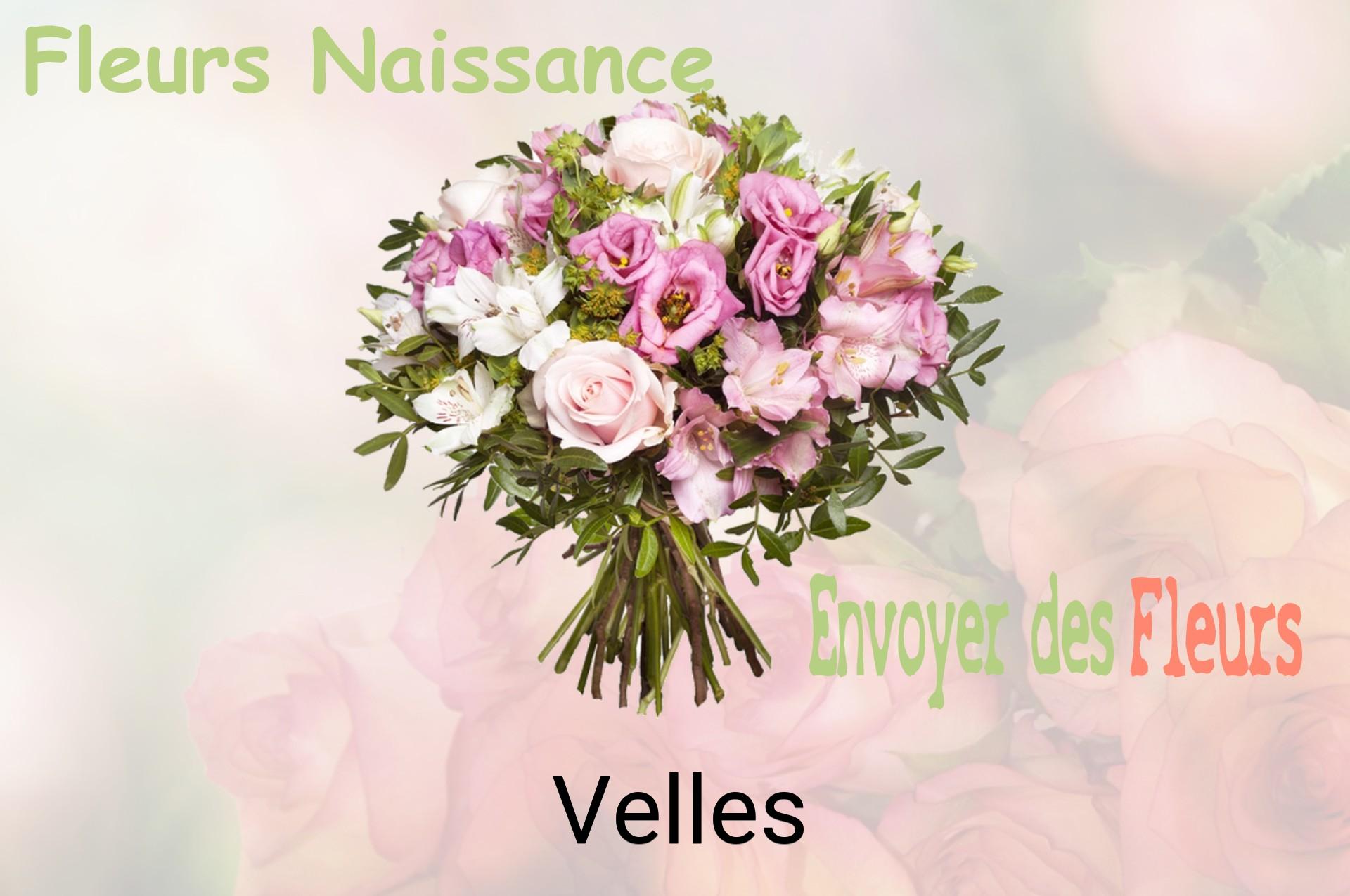Bouquet de fleurs de naissance livré à Velles